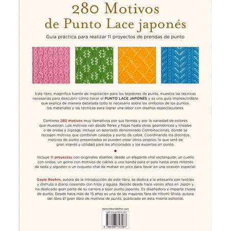 280 Motivos De Punto Lace Japonés 11 280 Motivos De Punto Lace Japonés - Imagen 9