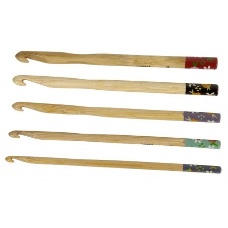 Aguja De Ganchillo Bambú Artesanales DMC 3 Aguja De Ganchillo Bambú Artesanales DMC