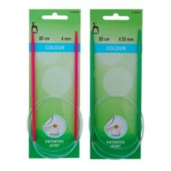 Agujas Circulares De 80 Cm Colores Pony