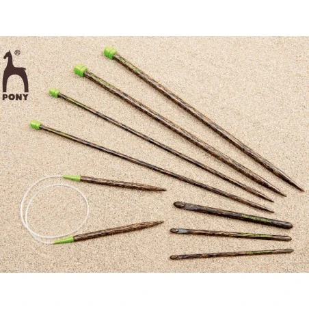 Agujas De Tricotar Palm - Pony 4 Agujas De Tricotar Palm - Pony - Imagen 2