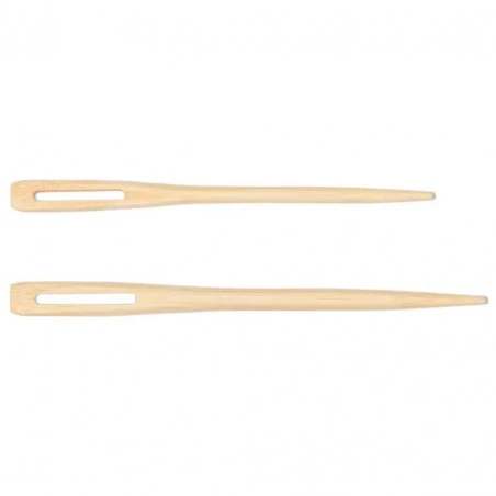 Agujas Para Lana De Bambú - Prym 3 Agujas Para Lana De Bambú - Prym