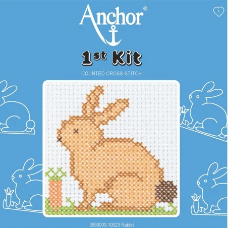 Anchor 1st Kit De Punto De Cruz - El Conejo 4 Anchor 1st Kit De Punto De Cruz - El Conejo - Imagen 2