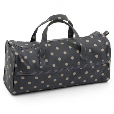 Bolsa De Labores - Charcoal Polka Dot 3 Bolsa De Labores - Charcoal Polka Dot