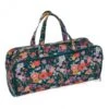 Bolsa De Labores - Floral Garden Teal 1 Bolsa De Labores - Floral Garden Teal -Las Tijeras Magicas Tienda bolsa de labores floral garden teal