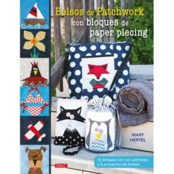 Bolsos De Patchwork Con Bloques De Paper Piecing