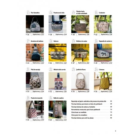 Bolsos Elegantes De Patchwork 5 Bolsos Elegantes De Patchwork - Imagen 3