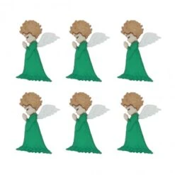 Botones Ángeles Verdes - Dress It Up