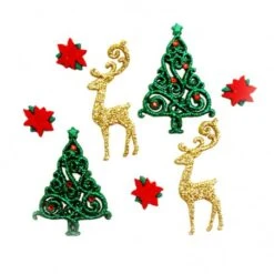 Botones Christmas Elegance - Dress It Up