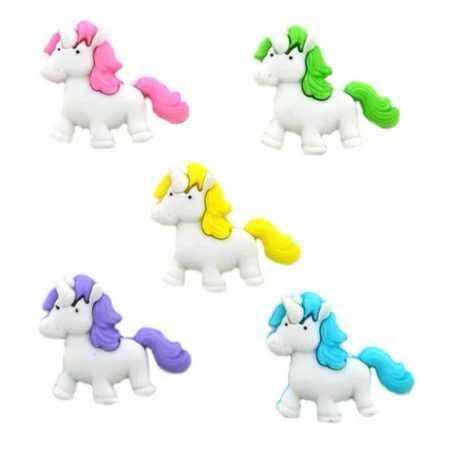 Botones Fantasy Unicorns - Dress It Up 3 Botones Fantasy Unicorns - Dress It Up