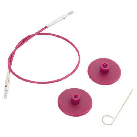 Cable Fijo De Acero Inoxidable Para Agujas Intercambiables - KnitPro 5 Cable Fijo De Acero Inoxidable Para Agujas Intercambiables - KnitPro - Imagen 3