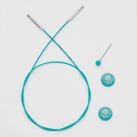 Cables Fijos Para Agujas Circulares Intercambiables - The Mindful Collection - KnitPro 3 Cables Fijos Para Agujas Circulares Intercambiables - The Mindful Collection - KnitPro