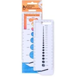 Calibradores De Agujas De Tricotar Con Corta Hilos Pony