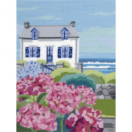 Cañamazo Impreso - Bretaña - DMC 4 Cañamazo Impreso - Bretaña - DMC - Imagen 2