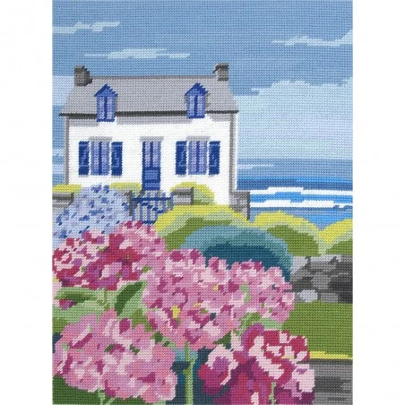 Cañamazo Impreso - Bretaña - DMC 3 Cañamazo Impreso - Bretaña - DMC