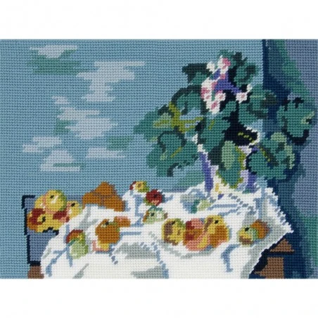 Cañamazo Impreso - Manzanas - DMC 4 Cañamazo Impreso - Manzanas - DMC - Imagen 2