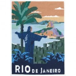 Cañamazo Impreso - Rio De Janeiro - DMC