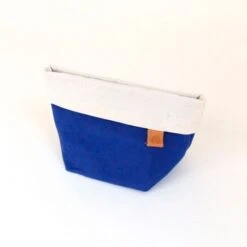 Cesto Para Accesorios Canvas Azul Japón - Cohana -Las Tijeras Magicas Tienda cesto para accesorios canvas azul japon cohana 2