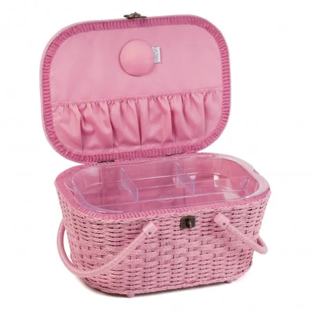 Costurero De Mimbre - Rose Blossom 4 Costurero De Mimbre - Rose Blossom - Imagen 2