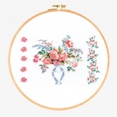 Diseños Florales En Punto De Cruz - DMC 5 Diseños Florales En Punto De Cruz - DMC - Imagen 3