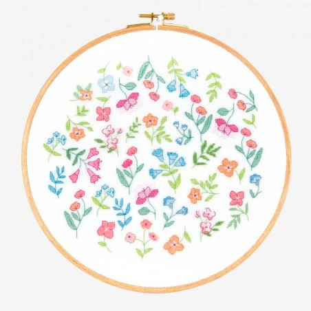 Diseños Florales En Punto De Cruz - DMC 6 Diseños Florales En Punto De Cruz - DMC - Imagen 4