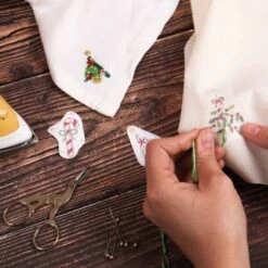 Diseños Transferibles Para Bordar - Navidad - Trimits 12 Diseños Transferibles Para Bordar - Navidad - Trimits -Las Tijeras Magicas Tienda disenos transferibles para bordar navidad trimits 4