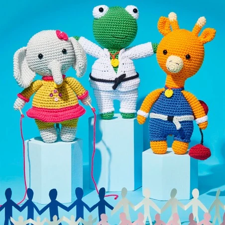 DMC Happy Cotton Nº 18 - Animales Olímpicos 5 DMC Happy Cotton Nº 18 - Animales Olímpicos - Imagen 3