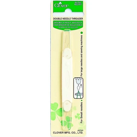 Enhebrador Doble Para Agujas - Clover 3 Enhebrador Doble Para Agujas - Clover