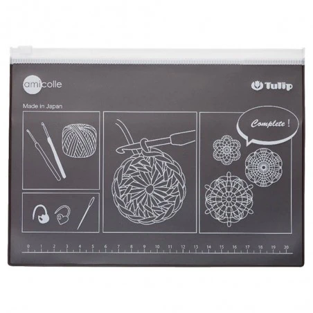 Estuche Con Medidor Y Accesorios Para Tejer Amicolle - Tulip 3 Estuche Con Medidor Y Accesorios Para Tejer Amicolle - Tulip