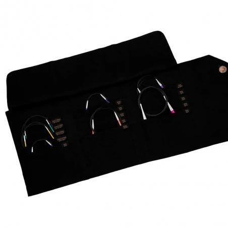 Estuche Para Agujas Circulares Fijas - Coal Collection KnitPro 3 Estuche Para Agujas Circulares Fijas - Coal Collection KnitPro