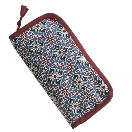 Estuche Para Agujas De Doble Punta - Ajrak - Lantern Moon 3 Estuche Para Agujas De Doble Punta - Ajrak - Lantern Moon