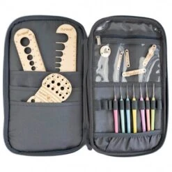 Estuche Para Agujas De Doble Punta Y Ganchillos - Durable -Las Tijeras Magicas Tienda estuche para agujas de doble punta y ganchillo durable 2