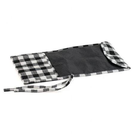 Estuche Para Agujas De Tricotar - Monochrome Gingham 4 Estuche Para Agujas De Tricotar - Monochrome Gingham - Imagen 2