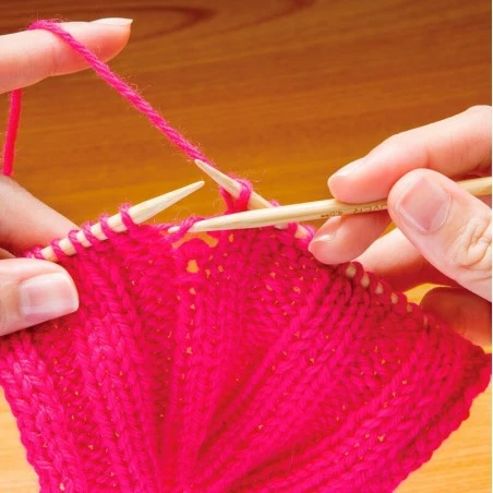 Ganchillos De Bambu Para Reparar Puntos - Clover 5 Ganchillos De Bambu Para Reparar Puntos - Clover - Imagen 3