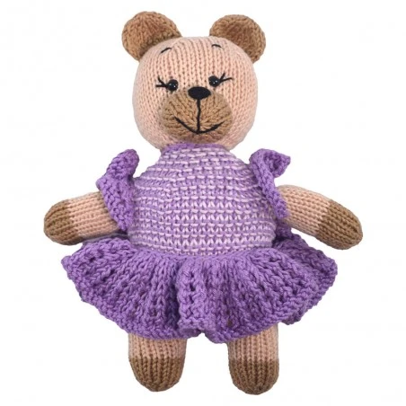 Kit Amigurumi A Tricot - Osa Bailarina - Círculo 4 Kit Amigurumi A Tricot - Osa Bailarina - Círculo - Imagen 2