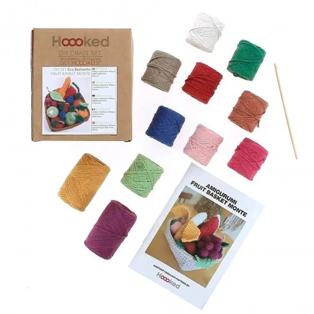 Kit Amigurumi Cesta De Frutas - Hoooked 17 Kit Amigurumi Cesta De Frutas - Hoooked - Imagen 15