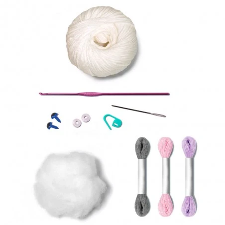 Kit Amigurumi Conejo - Círculo 5 Kit Amigurumi Conejo - Círculo - Imagen 3