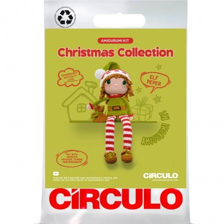 Kit Amigurumi - Duende Peper - Circulo 3 Kit Amigurumi - Duende Peper - Circulo