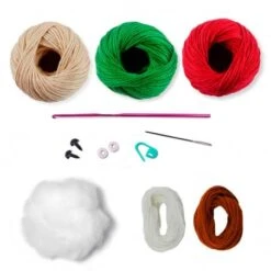 Kit Amigurumi Fred The Elf - Circulo -Las Tijeras Magicas Tienda kit amigurumi fred the elf circulo 3