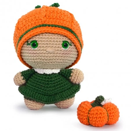 Kit Amigurumi Halloween Calabaza - Circulo 4 Kit Amigurumi Halloween Calabaza - Circulo - Imagen 2