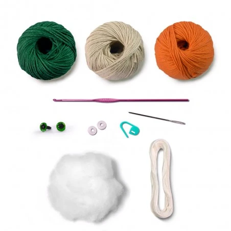 Kit Amigurumi Halloween Calabaza - Circulo 7 Kit Amigurumi Halloween Calabaza - Circulo - Imagen 5