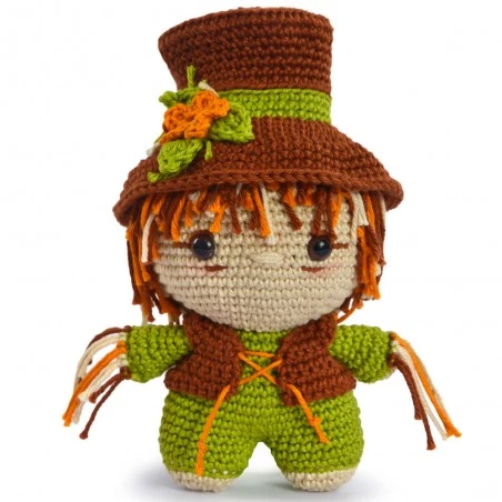 Kit Amigurumi Halloween Espantapájaros - Circulo 4 Kit Amigurumi Halloween Espantapájaros - Circulo - Imagen 2
