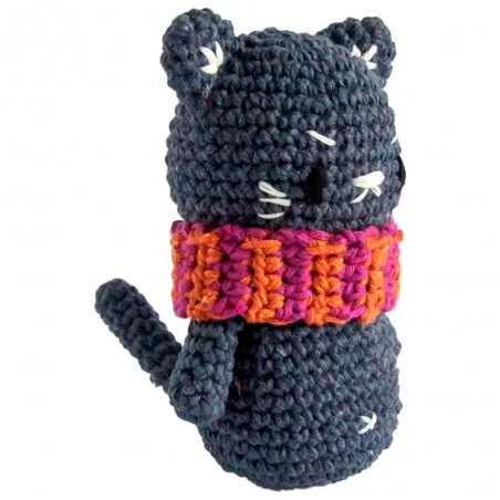 Kit Amigurumi Halloween Gato Lucky - Hoooked 4 Kit Amigurumi Halloween Gato Lucky - Hoooked - Imagen 2