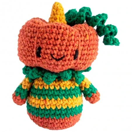 Kit Amigurumi Halloween Niño Calabaza - Hoooked 4 Kit Amigurumi Halloween Niño Calabaza - Hoooked - Imagen 2