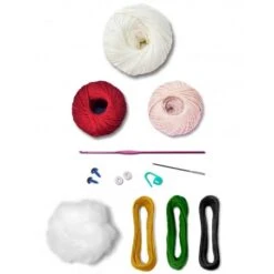 Kit Amigurumi - Mrs. Claus - Círculo -Las Tijeras Magicas Tienda kit amigurumi mrs claus circulo 3