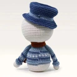 Kit Amigurumi - Muñeco De Nieve John - Circulo -Las Tijeras Magicas Tienda kit amigurumi muneco de nieve circulo 2