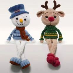 Kit Amigurumi - Muñeco De Nieve John - Circulo -Las Tijeras Magicas Tienda kit amigurumi muneco de nieve circulo 3