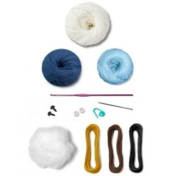 Kit Amigurumi - Muñeco De Nieve John - Circulo -Las Tijeras Magicas Tienda kit amigurumi muneco de nieve circulo 4