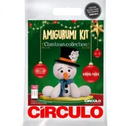 Kit Amigurumi Muñeco De Nieve - Circulo