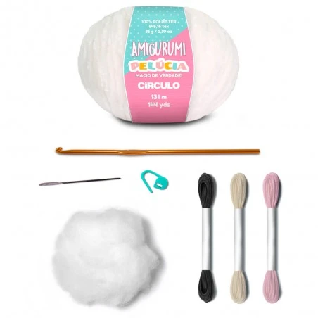 Kit Amigurumi Oso De Porcelana - Círculo 6 Kit Amigurumi Oso De Porcelana - Círculo - Imagen 4