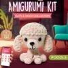 Kit Amigurumi Perro Poodle - Círculo 2 Kit Amigurumi Perro Poodle - Círculo -Las Tijeras Magicas Tienda kit amigurumi perro poodle circulo